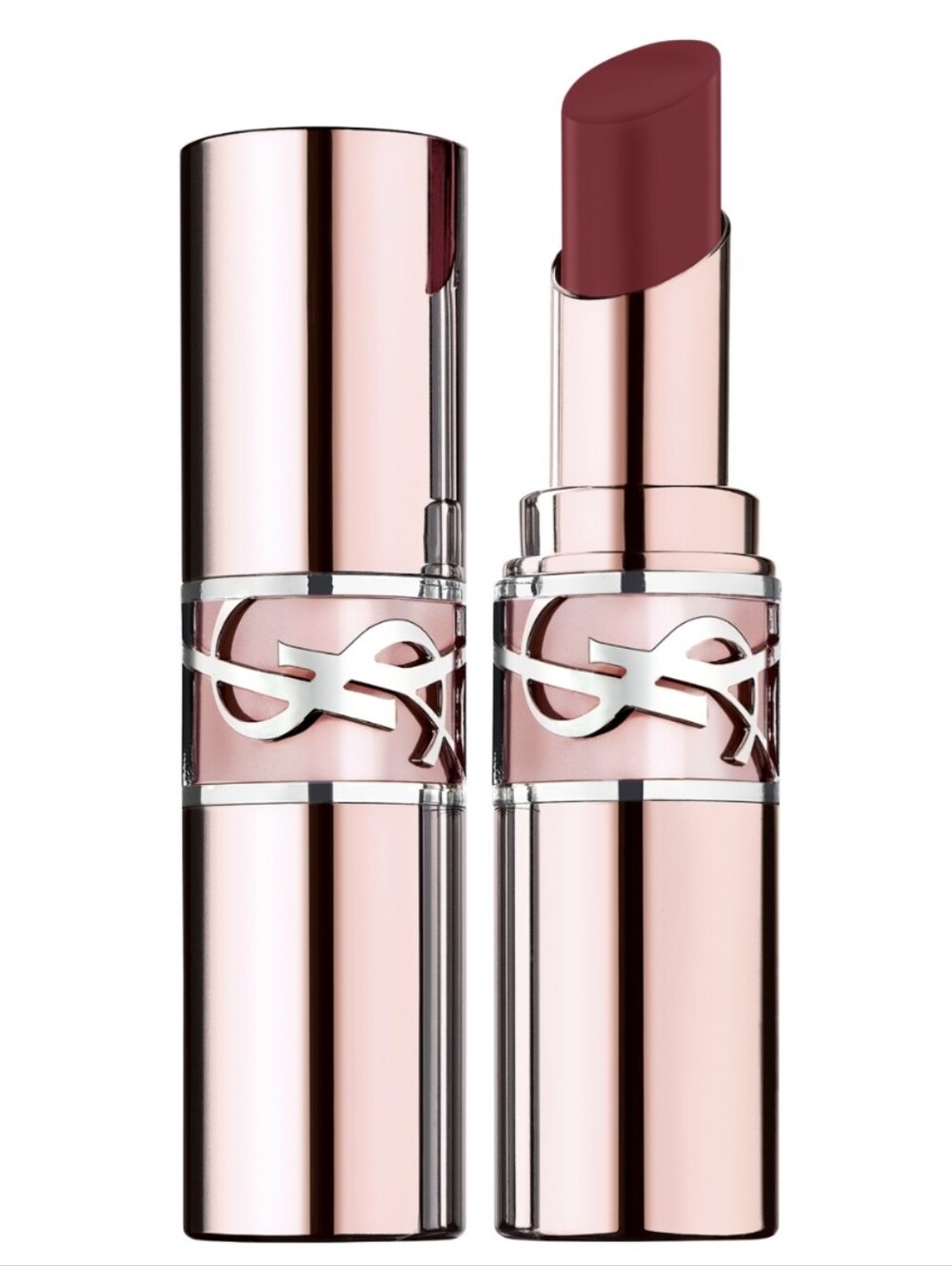 YSL Candy Glow Sheer Shine Color & Care Lip Balm: Nude Crush 5B .10oz, NIB